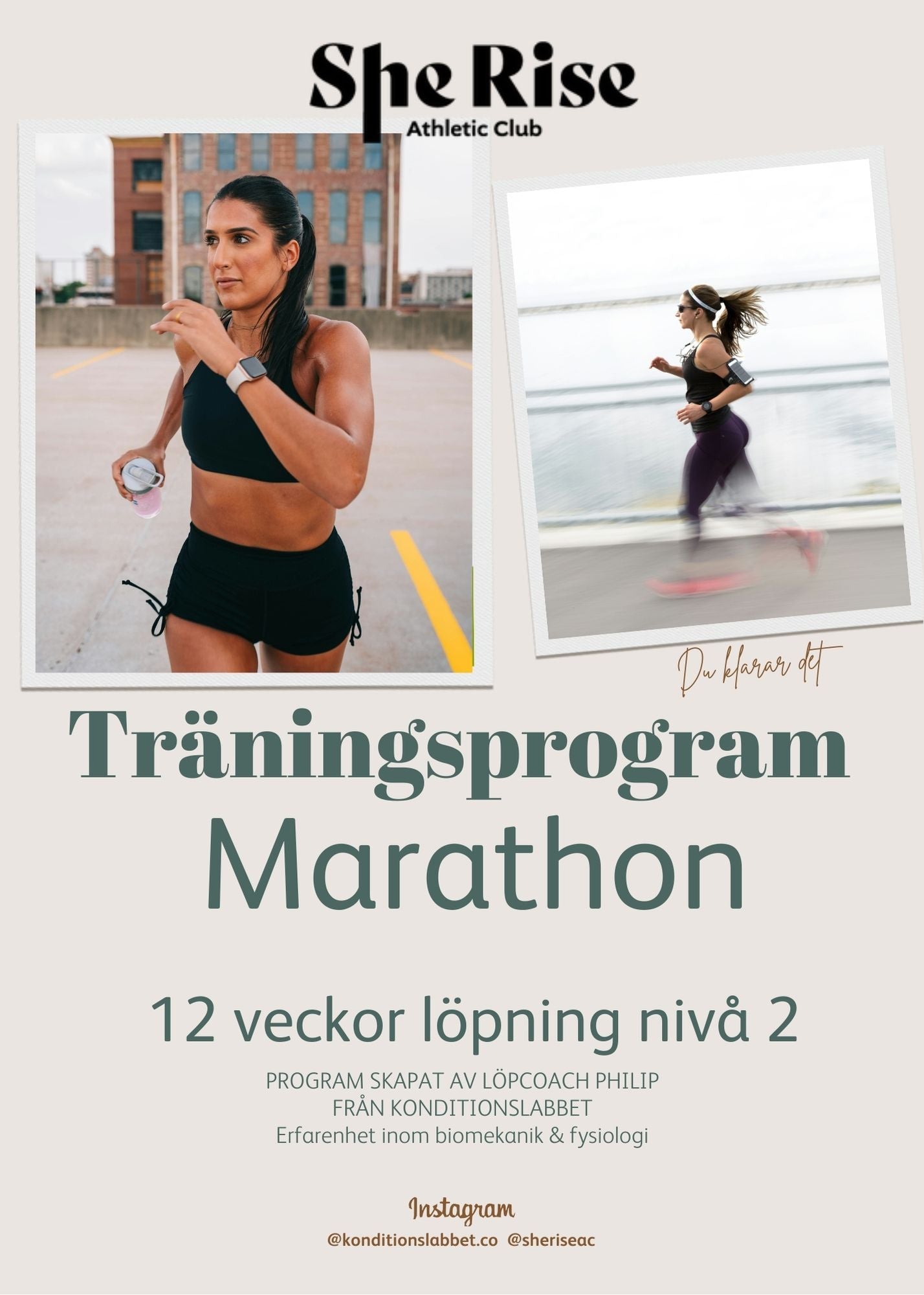 SWE - Marathon 42,2 km träningsprogram (avancerad) 12 veckor