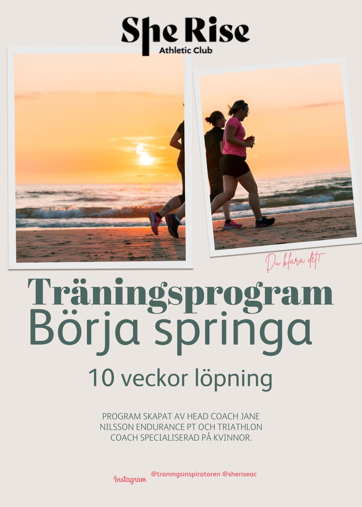 SWE Nybörjare löpning - 10 veckors träningsprogram