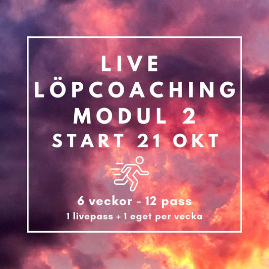 LÖPCOACHING PERIOD 2: 21 OKT 6 VECKOR