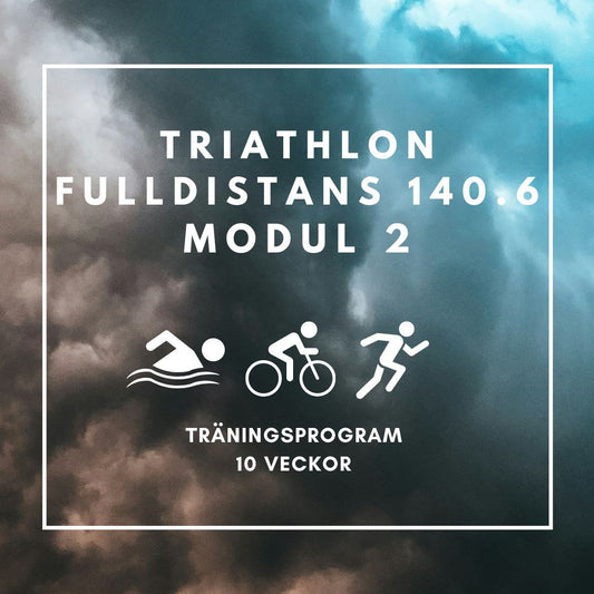 SWE Fulldistans Triathlon 140.6 - 10 veckor tävlingsförberedande Modul 2 (av3)