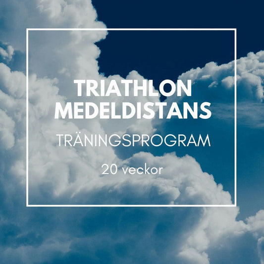 SWE Medeldistans 70.3 Triathlon 20 veckors träningsprogram